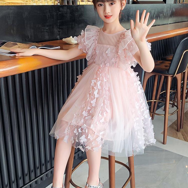 Đầm Công Chúa Mùa Hè Dáng Dài Chống Trượt Phong Cách Phương Tây Mới Cho Bé Gái 2022