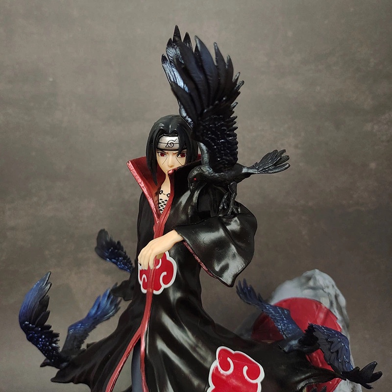 Mô hình Naruto Uchiha Itachi, Bộ mô hình tượng tĩnh nhân vật anime cao 29cm chất liệu nhựa PVC cao cấp