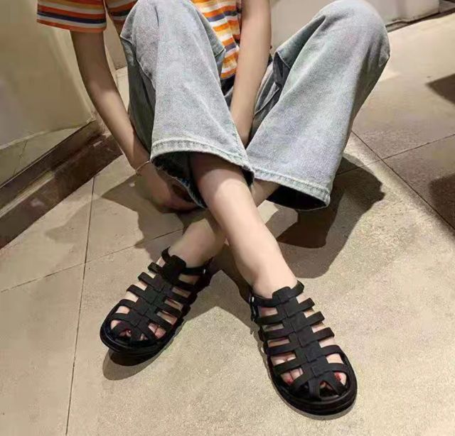 Dép Sandal Lưới Rọ Nhựa Quai Hậu Đi Mưa Mới + sẵn hàng sll ( form bé) | BigBuy360 - bigbuy360.vn