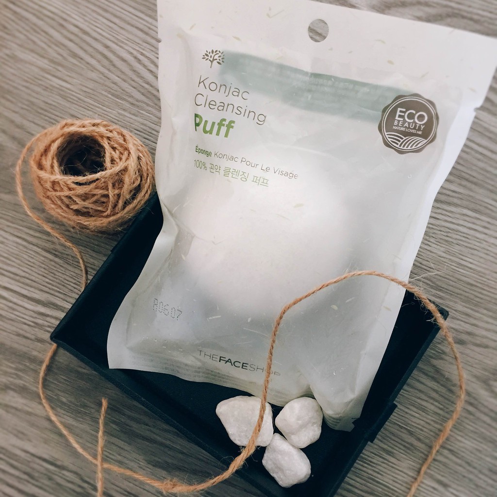 Bọt Biển Rửa Mặt  Daily Beauty Tools Konjac Cleansing Puff