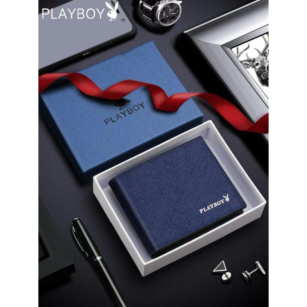 Ví da nam thời trang Play boy 2 màu (Hot 2020)