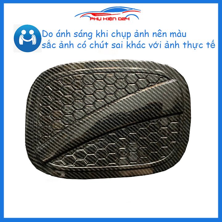 Ốp nắp bình xăng CX8, CX-8 2019-2020 vân cacbon chống trầy trang trí ô tô