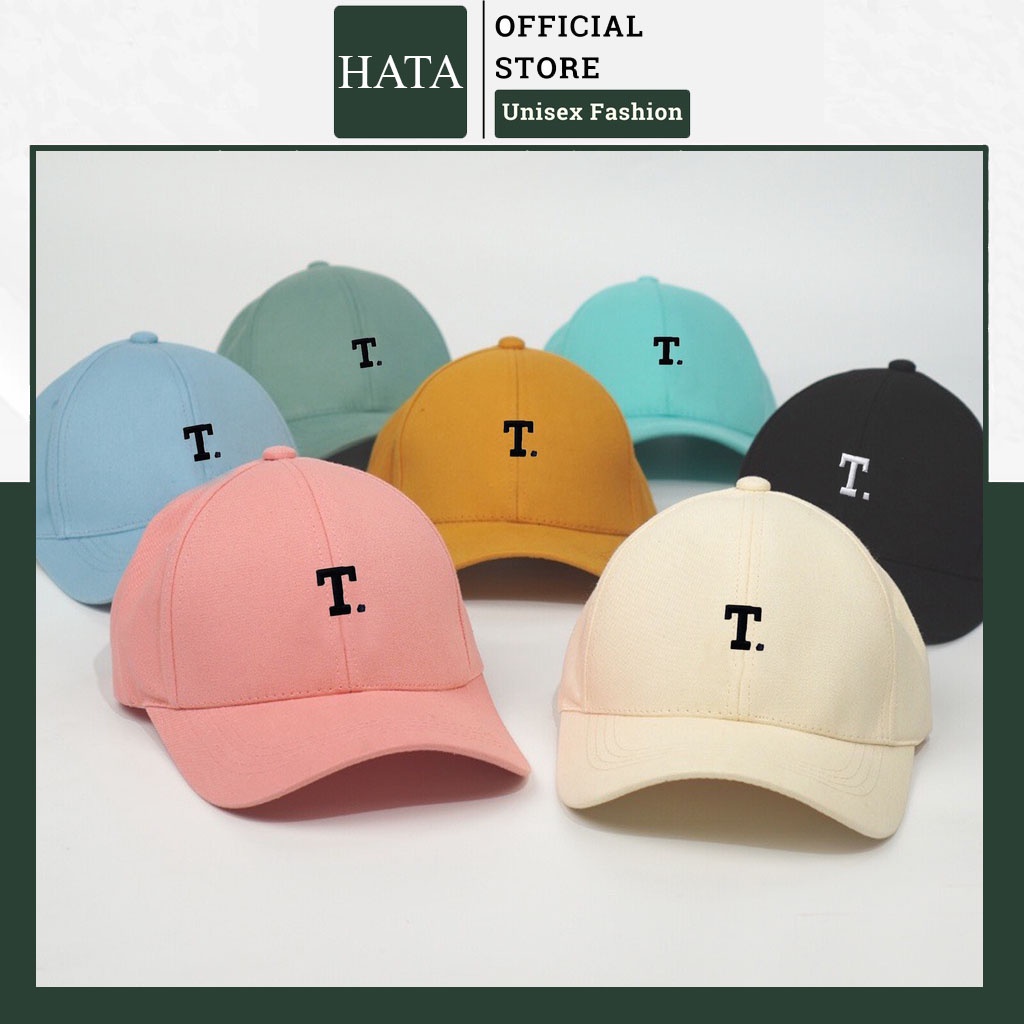 Mũ Lưỡi Trai Nón Kết Nhung Cao Cấp Thêu Chữ T 480 Phong Cách Ulzzang Form Unisex Nam Nữ