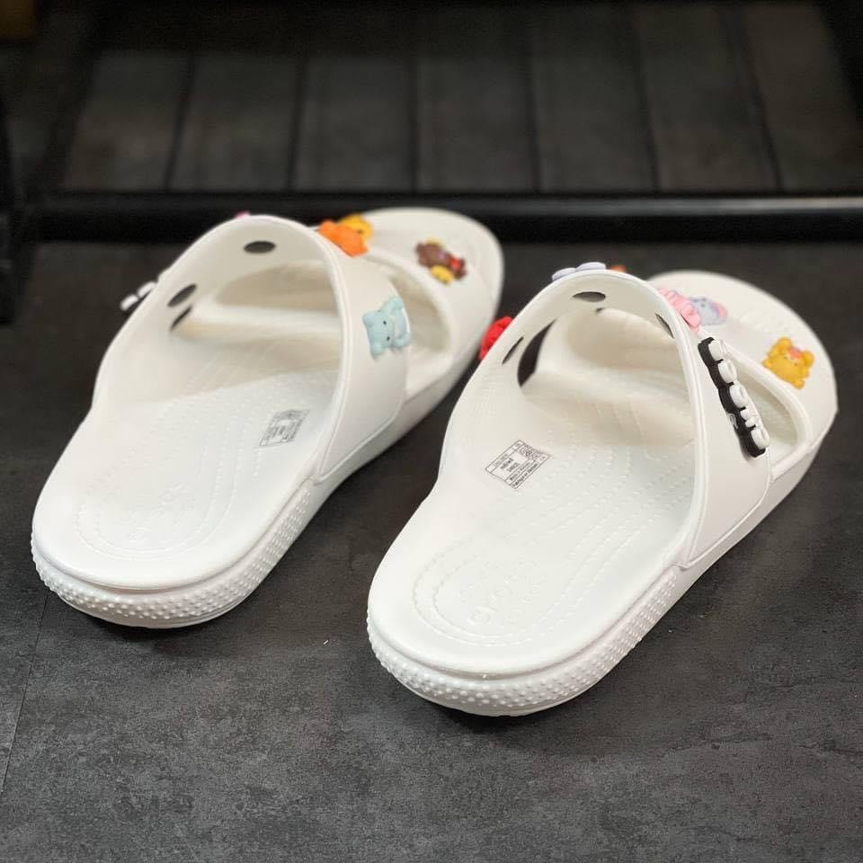 [có sẵn] Dép lê 2 quai 3 màu  bệt cross nữ hai quai ngang hàng xuất khẩu full box