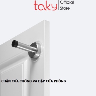 Chặn Cửa Chống Va Đập - Taky - Gắn Tường Cho Phòng Tắm, Dành Cho Mọi Loại Cửa Trong Nhà - 1550Bac