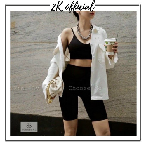 ⚡ Freeship ⚡ QUẦN LEGGING LỬNG đùi nữ nâng mông, quần thun ôm siêu co giãn lưng cao | BigBuy360 - bigbuy360.vn