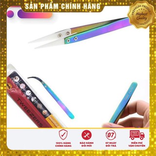 ⚡️ giá tốt ⚡️ nhíp sứ cao cấp ceramic tweezer phiên bản gốm rainbow _ sứ chịu nhiệt