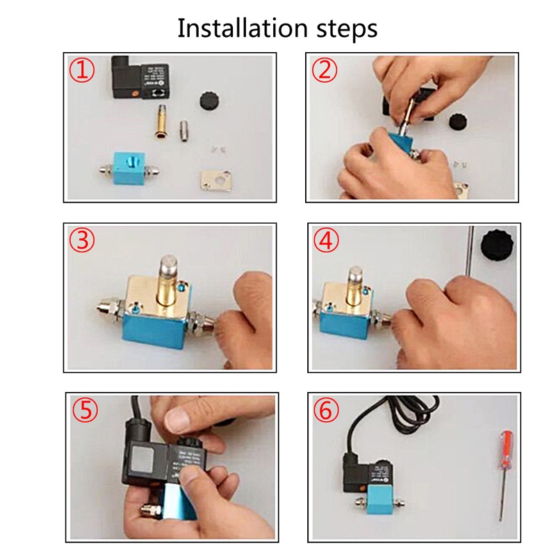 Van Điện Từ 220V EU Plug 50Hz CO2 Cho Bể Cá