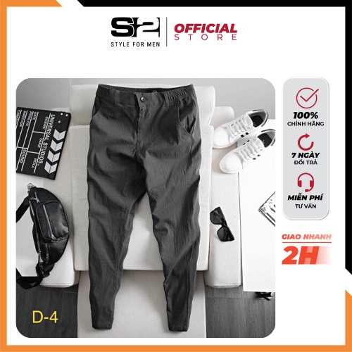 Quần Đũi Dài Slim Nam Cao Cấp Ống Xuông Mặc Thoáng Mát, Co Giãn Nhẹ, Cạp Cúc Pha Chun Thoải Mái QD003 S2 Sport