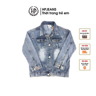 Áo Khoác Jean Cho Bé HPJEANSA24 Áo khoác Bò HPJeans Cho Bé Trai Bé Gái Chất Liệu 100% Cotton Cho Các Bé [HPAB24]