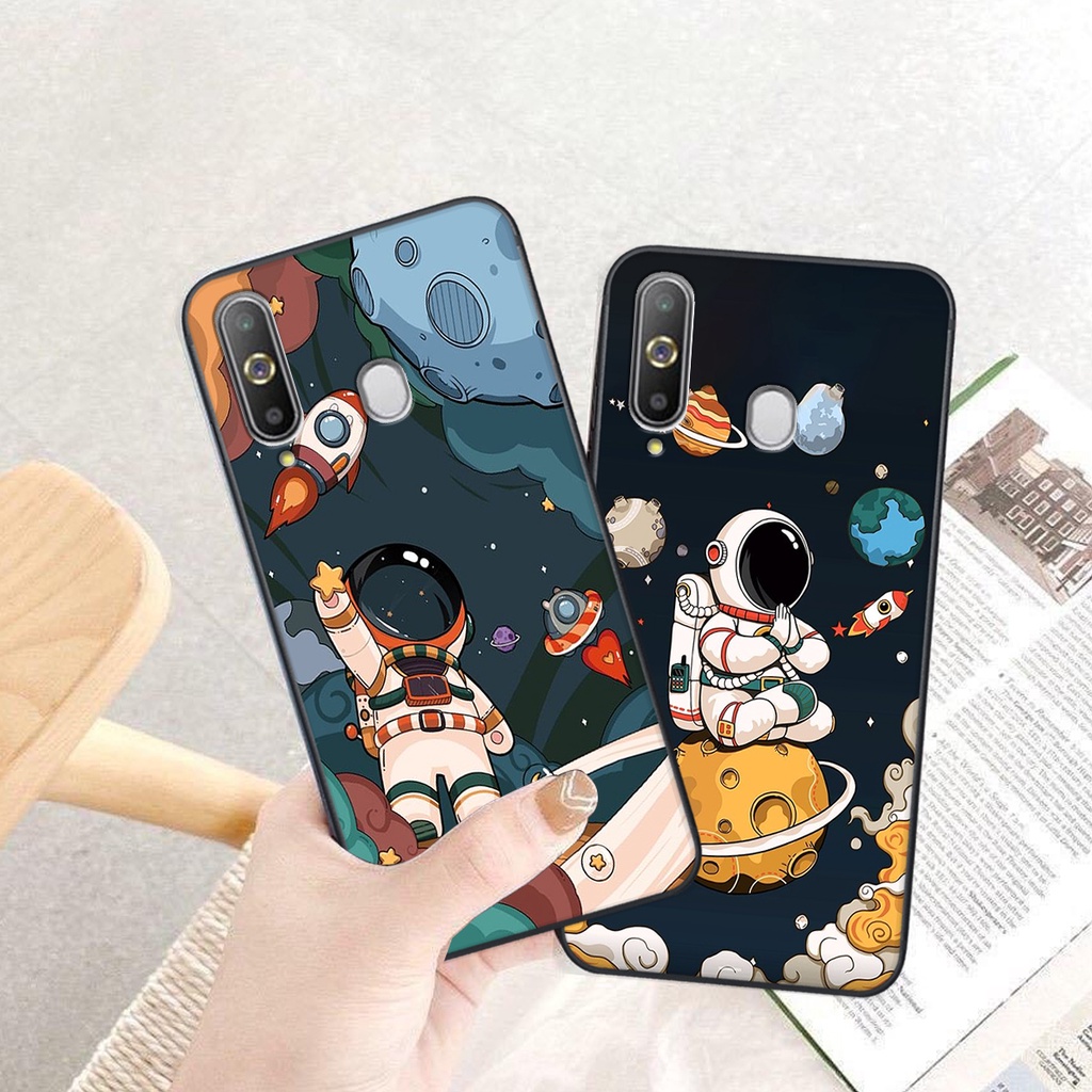 Ốp lưng Samsung Galaxy A8S / A9 PRO 2019 / M30 in hình Gấu nâu - hồng, Gấu Be@rick  cực CUTE, DỄ THƯƠNG