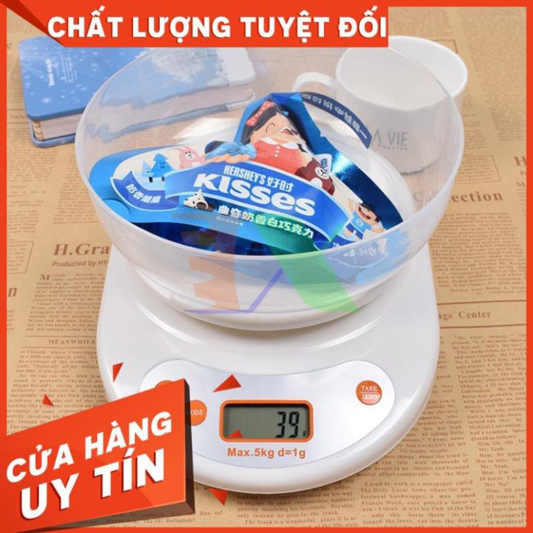 CÂN TIỂU LY NHÀ BẾP 5KG TẶNG KÈM PIN - CỰC TIỆN LỢI - ĐỒ GIA DỤNG BẾP