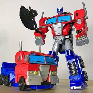 Đồ chơi trẻ em Transformers hợp kim Optimus Prime Wasp xe tăng robot khủng long câu đố cậu bé