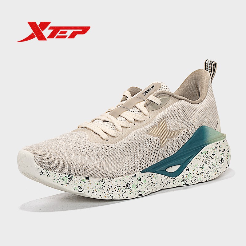 Giày thể thao nam chạy bộ Xtep thiết kế liền khối,dáng giày sneaker nam nâng cao khả năng thoát khí 879219110623