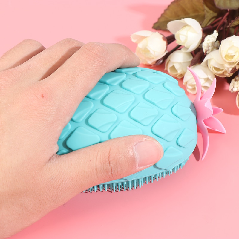 [Hàng mới về] Miếng silicone rửa mặt tẩy tế bào chết tiện dụng