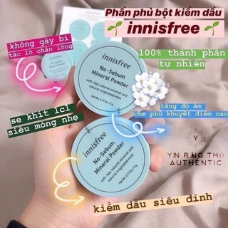 [Hàng chính hãng] Phấn phủ bột Innisfree kiềm dầu