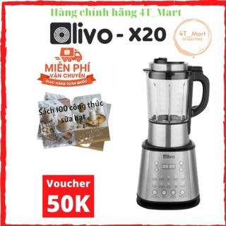 Máy làm sữa hạt Olivo X20 ❤️Máy xay nấu đa năng❤️Chính hãng BH 24 tháng❤️Tặng sách 100 công thức
