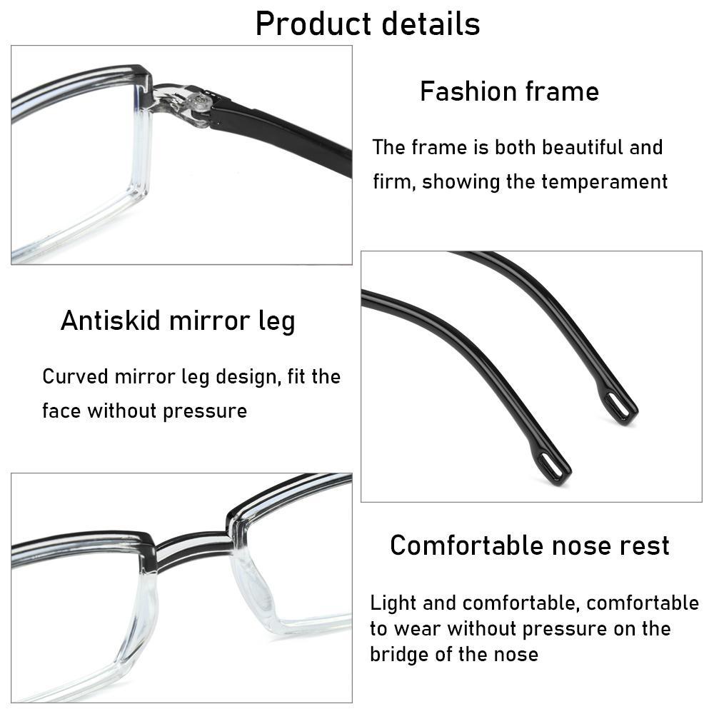 Kính Đọc Sách Siêu Nhẹ Bảo Vệ Mắt Thiết Kế Nhỏ Gọn Thời Trang