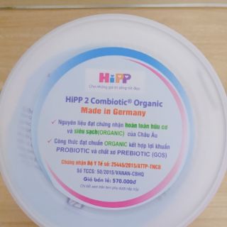 Sữa Hipp Organic Combiotic 800 gram