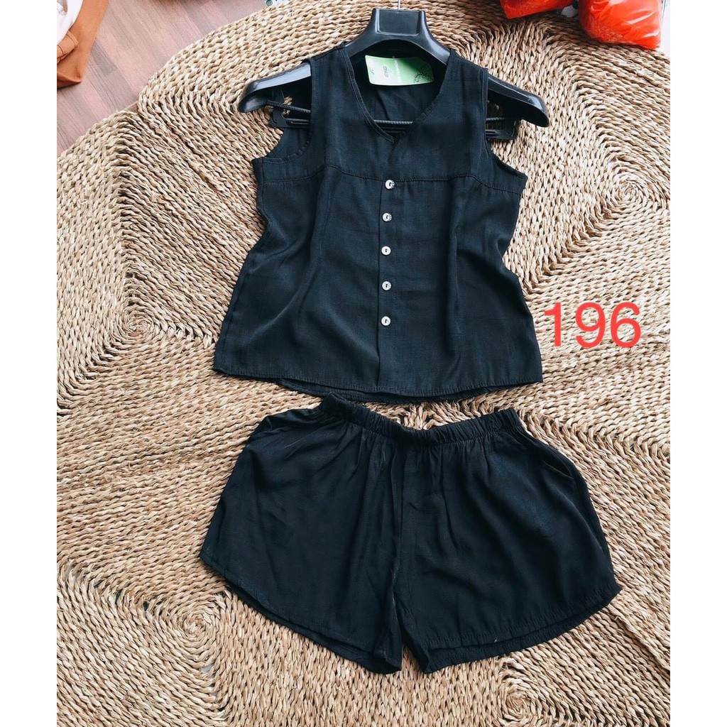 Bộ nữ mặc nhà 🌸FREESHIP🌸  Bộ Đũi Cúc 🌸FREESHIP🌸  Bộ Ngủ Mới Nhất 2020