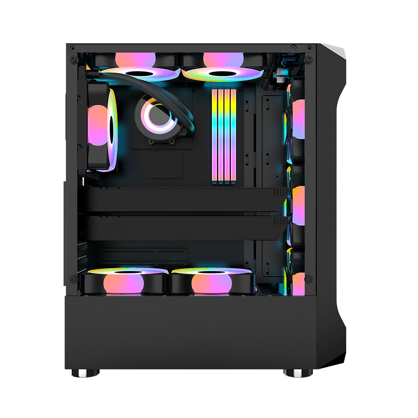 Vỏ Case MIK AH01 – BLACK (Mid Tower/ Màu Đen) - Bảo Hành Chính Hãng 24 Tháng | BigBuy360 - bigbuy360.vn