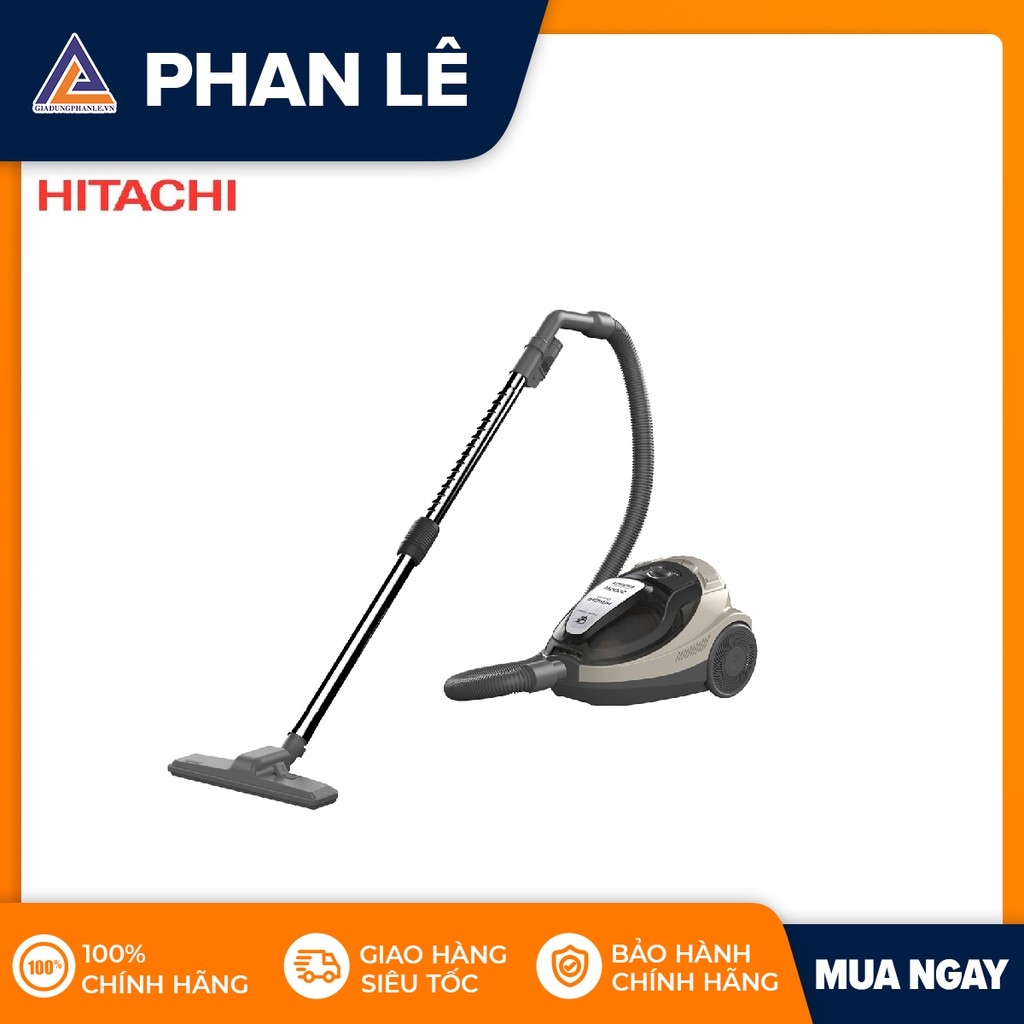 [Mã ELHA22 giảm 6% đơn 300K] Máy hút bụi Hitachi CV-SF20V (Nâu kem)