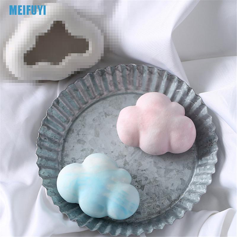 Khuôn silicone tạo hình đám mây 3D chuyên dụng cho làm bánh