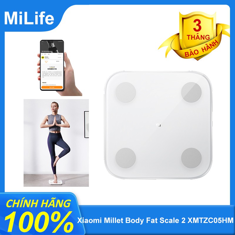 Cân thông minh Xiaomi Body Fat 2 (2019) -Cân điện tử thông minh Xiaomi 2 Body Fat