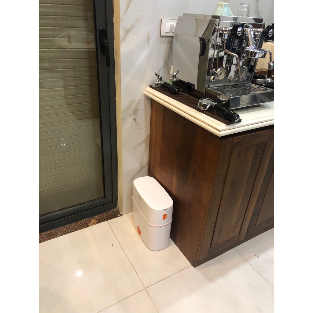 Thùng rác thông minh tự động đóng gói rút dây Joybos 11L - Dùng cho nhà bếp, nhà vệ sinh KuroHome