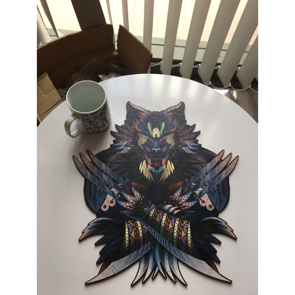 BỘ GHÉP HÌNH 300 MẢNH GỖ DÀNH CHO MỌI LỨA TUỔI CẮT TỪ CÁC HÌNH ĐỘNG VẬT TĂNG TÍNH NHẪN NẠI VÀ LOGIC