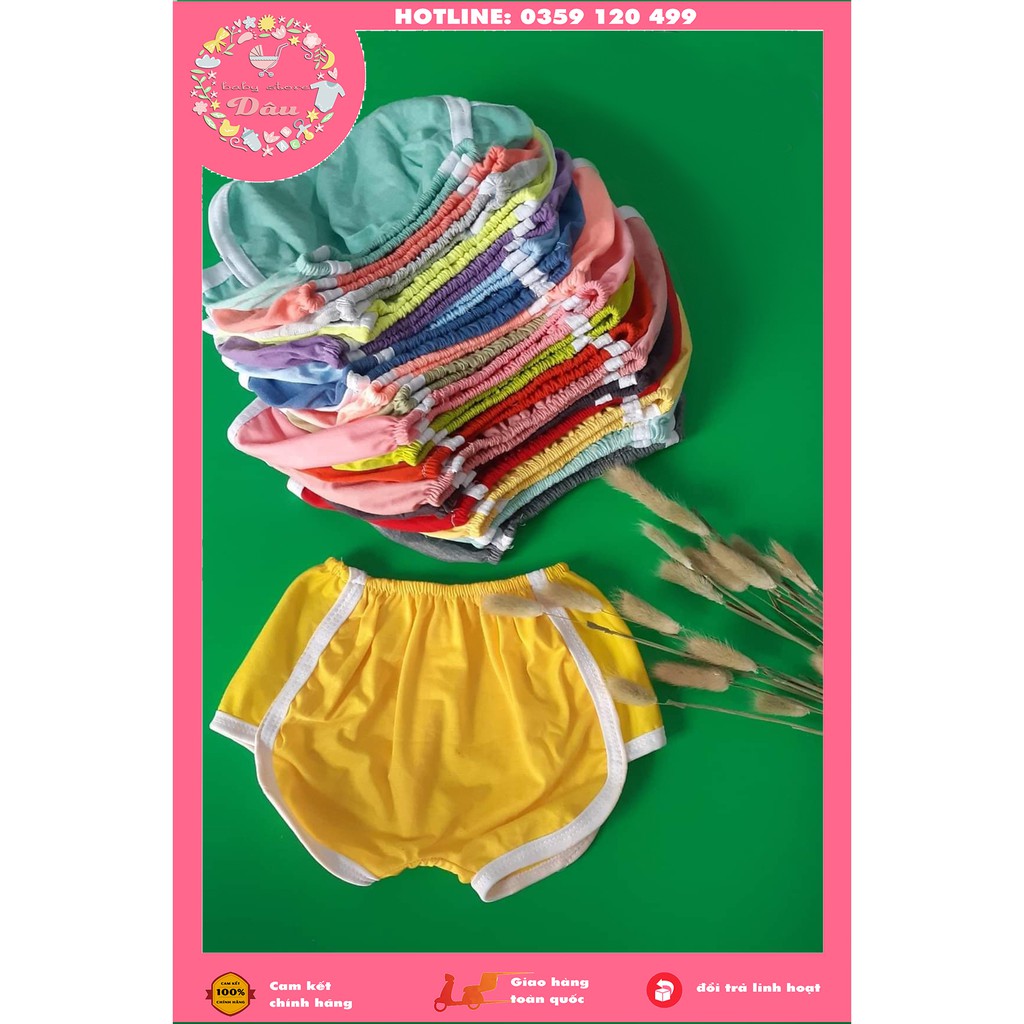 Quần đùi chục sát bẹn cho bé trai siêu rẻ - size từ 1-5 tuổi - chất cotton 100% siêu mát