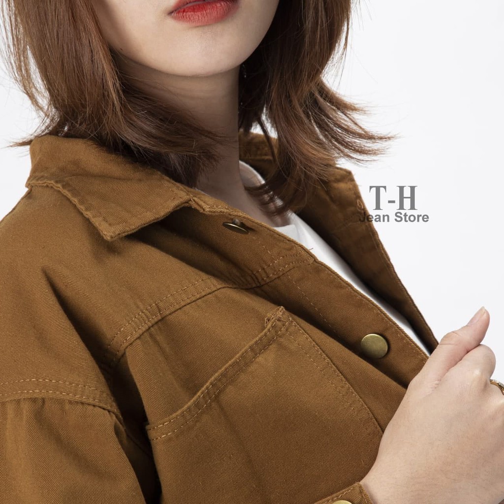 Áo khoác kaki nữ xẻ sau nhiều màu sắc, áo kaki nữ cá tính, năng động AKG15 Oppashop1 | BigBuy360 - bigbuy360.vn