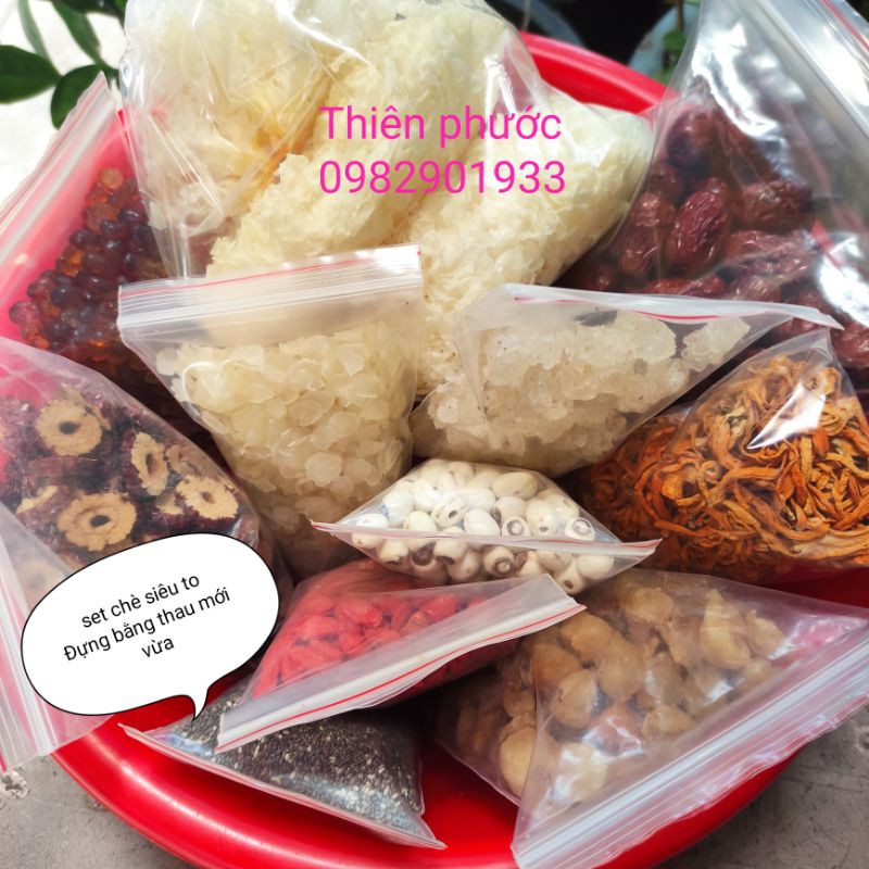 CHÈ DƯỠNG NHAN Thiên Phước - set nguyên liệu 1kg nấu hơn 50 chai giá tốt để nấu bán