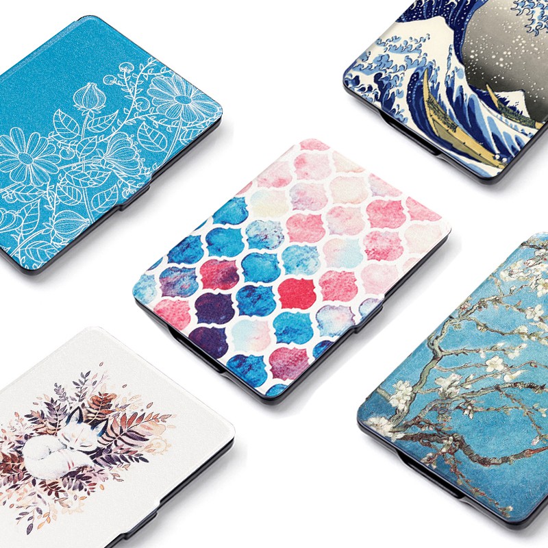 Ốp điện thoại thông minh vỏ mỏng sơn cho Kindle Paperwhite 5 / 6 / 7th EY21 / DP75SDI Vỏ từ tính bằn