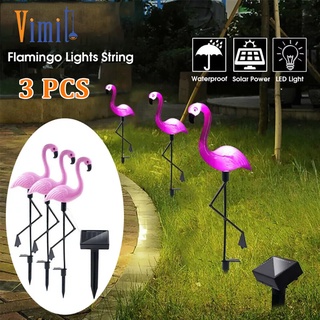 Vimite Đèn led Hồng Hạc Năng Lượng Mặt Trời Tự Động Chống Thấm Nước Trang Trí Sân Vườn Ngoài Trời