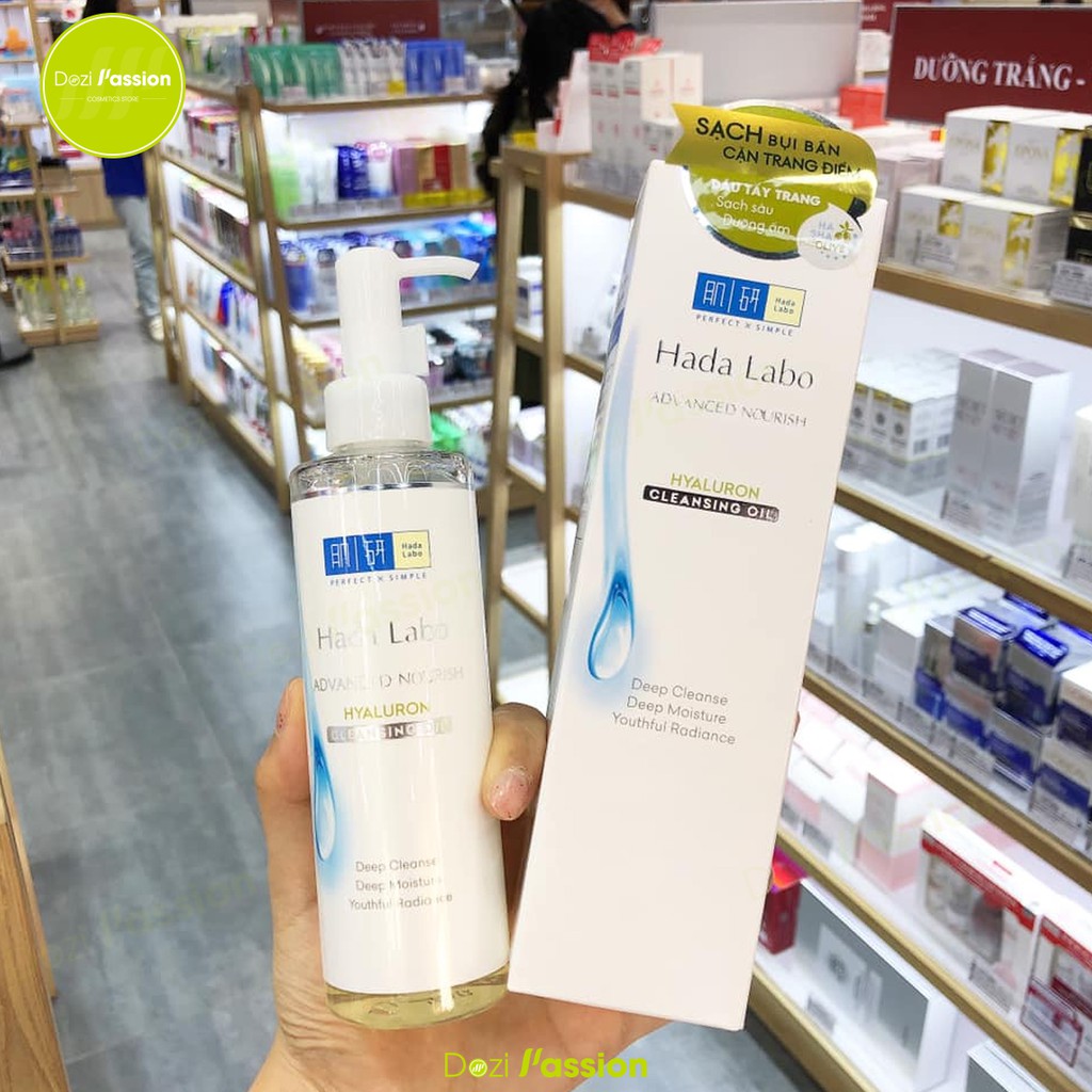 Dầu Tẩy Trang Hada Labo Làm Sạch Sâu, Dưỡng Ẩm Tối Ưu - Hada Labo Advanced Nourish Hyaluron Cleansing Oil 200ml
