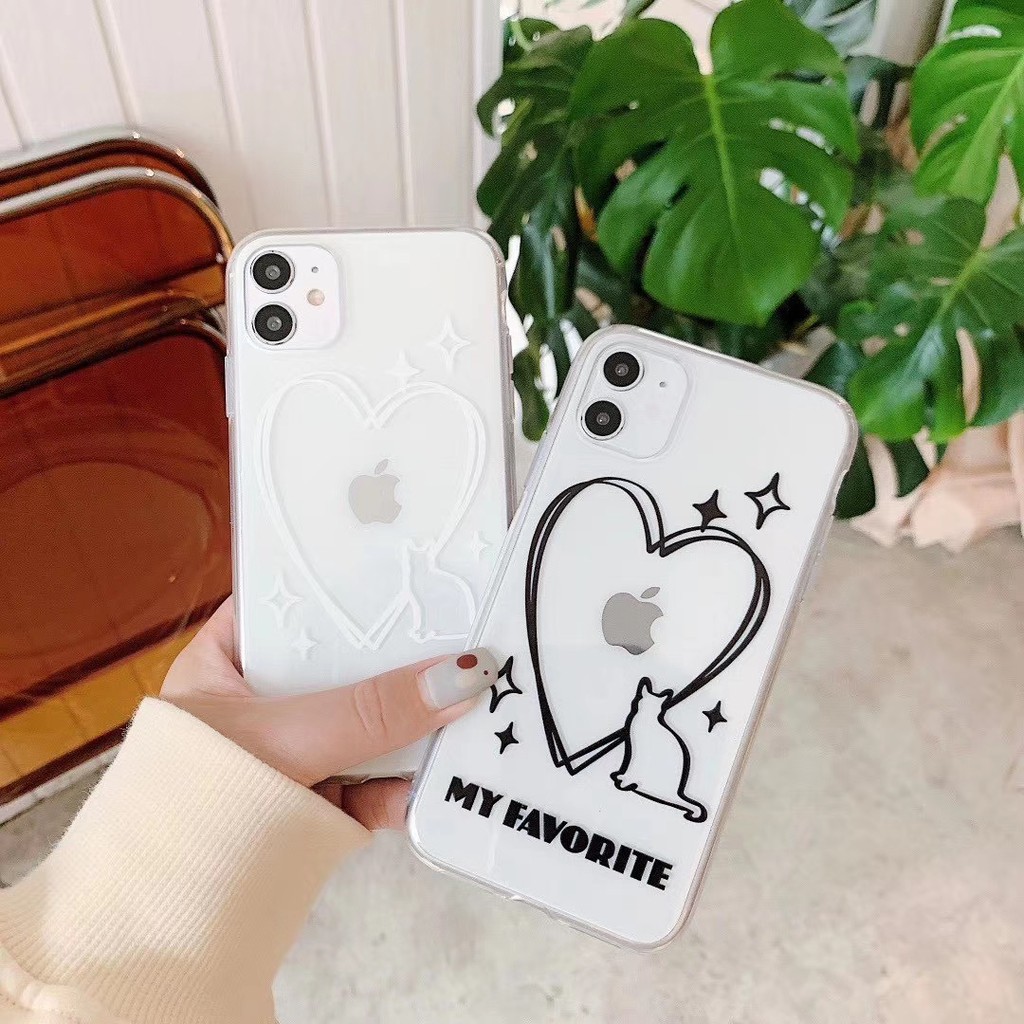 Ốp Lưng Dẻo In Hình Mèo Dễ Thương Cho Iphone 7 8 + Ix Xr Xsmax 11 Pro 11 Promax 12mini 12 Pro 12 Promax | BigBuy360 - bigbuy360.vn