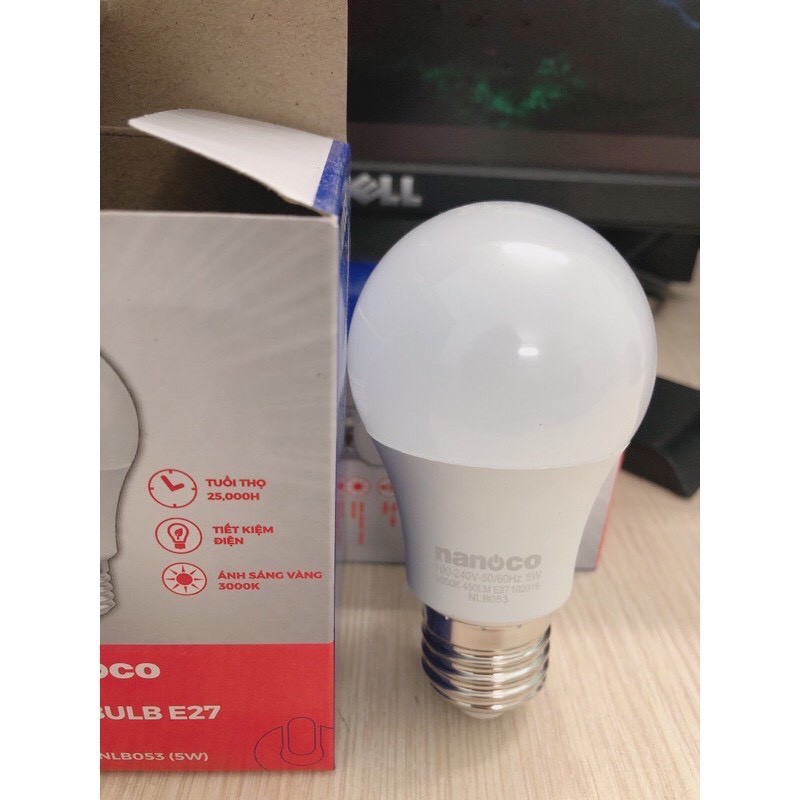 bóng led BULB 3w nanoco màu trắng