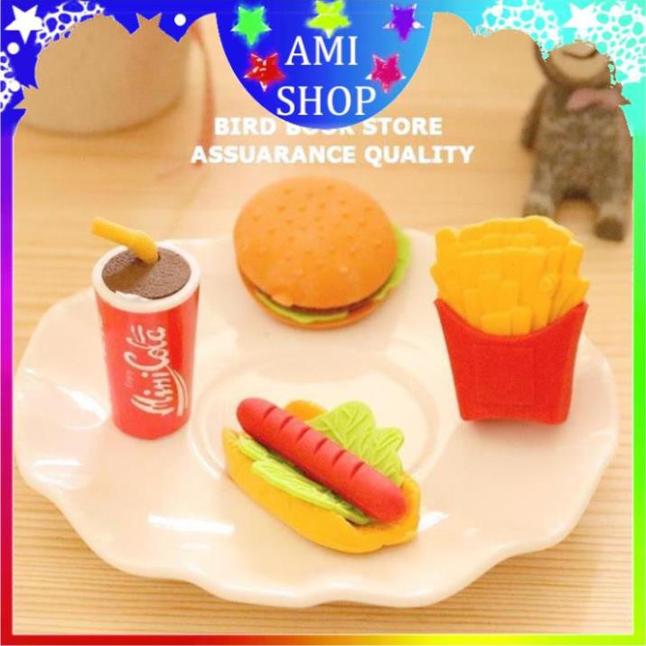 Cục tẩy đồ ăn nhanh 💕𝑭𝒓𝒆𝒆𝒔𝒉𝒊𝒑💕 Ami shop