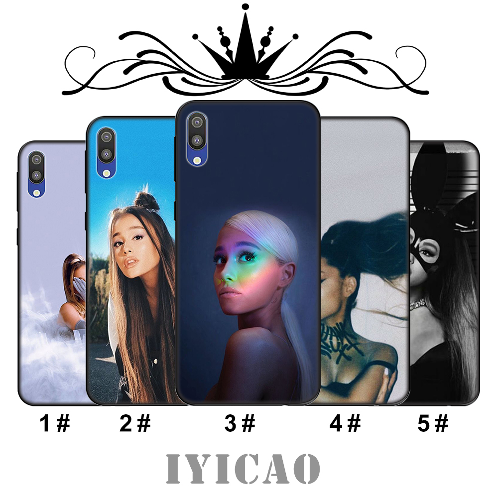 Ốp Điện Thoại Mềm Hình Ariana Grande Cho Samsung A8 A7 A6 Plus 2018 A3 A5 2017 2016 A2 Core A6 + A8 + Bz5