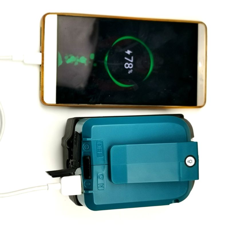 Bộ Sạc 2 Cổng USB Kèm Đèn LED Cho Makita