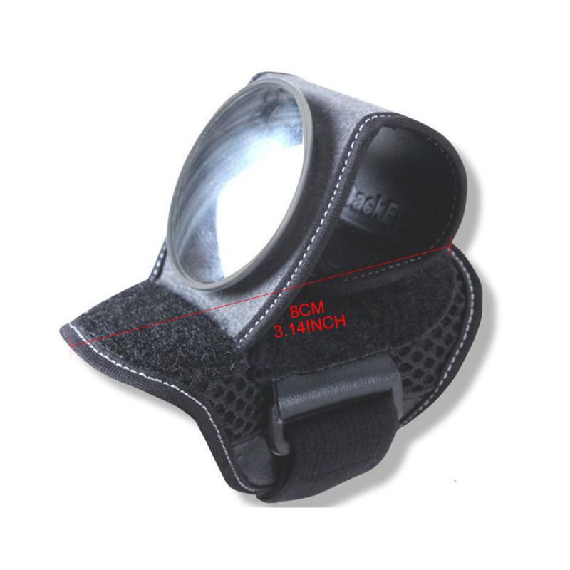 Kính Chiếu Hậu Có Dây Đeo Cổ Tay Dạng Lưới Điều Chỉnh Được Dành Cho Xe Đạp