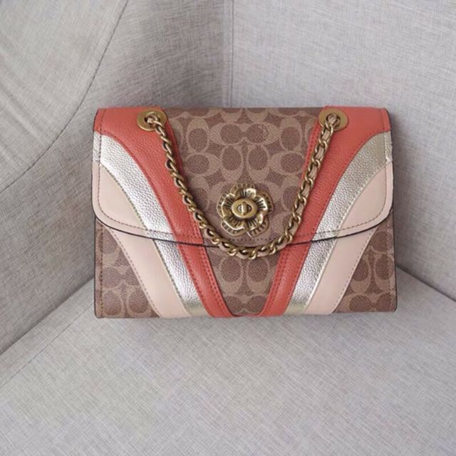 💥💥COACH PARKER WITH MIX LEATHER