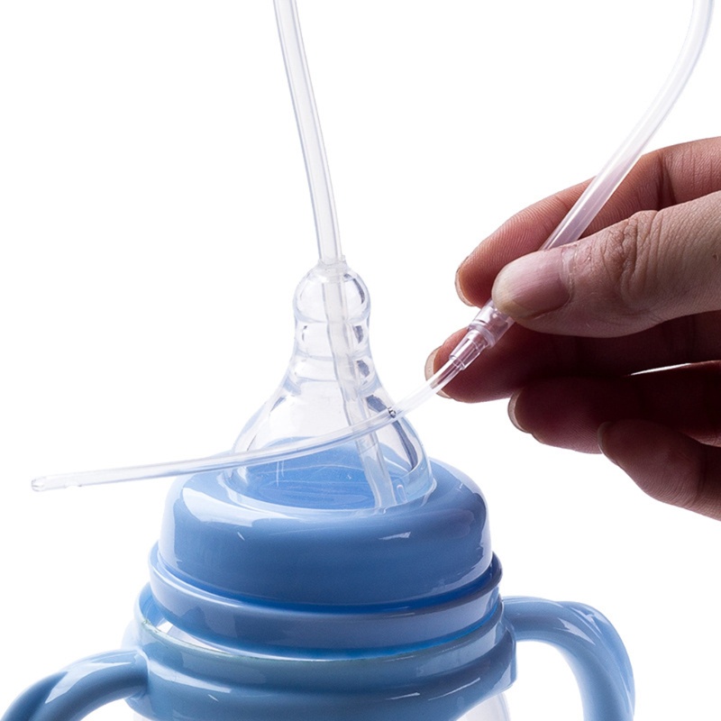 Ống hút sữa bằng silicone thiết kế tiện dụng cho mẹ chăm sóc bé