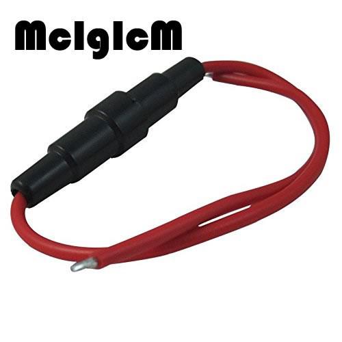 Bộ 10 Cầu Chì Thủy Tinh 5 * 20Mm Với Dây 22 Awg 250V Tiện Dụng