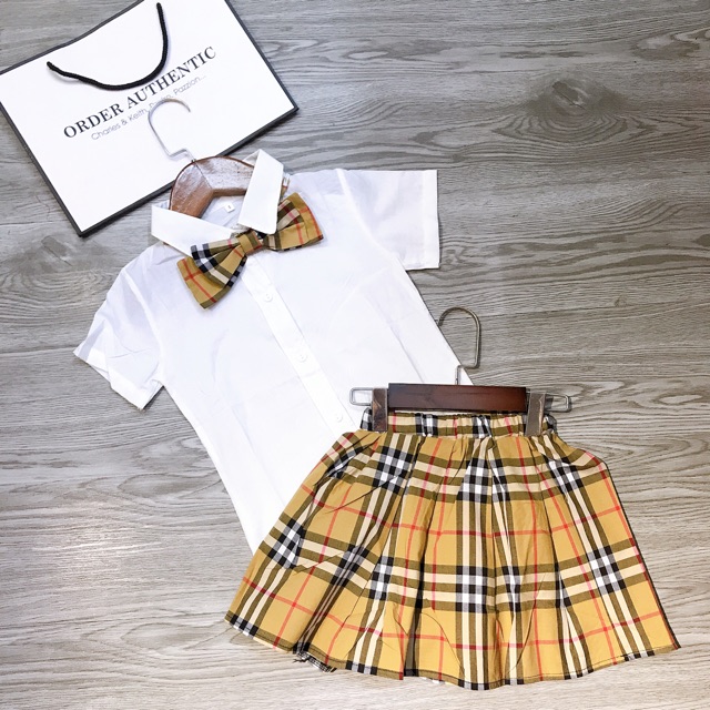 Set bbr đi học bé gái