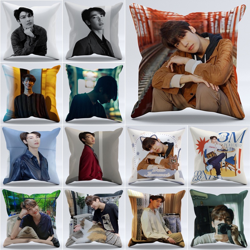 Vỏ gối đơn bằng polyester in họa tiết f4 dew jirawat sutivanisak trang trí nội thất | BigBuy360 - bigbuy360.vn