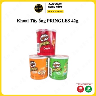 Khoai tây 💖freeship💖 khoai tây ống pringles thơm ngon hộp 42g.