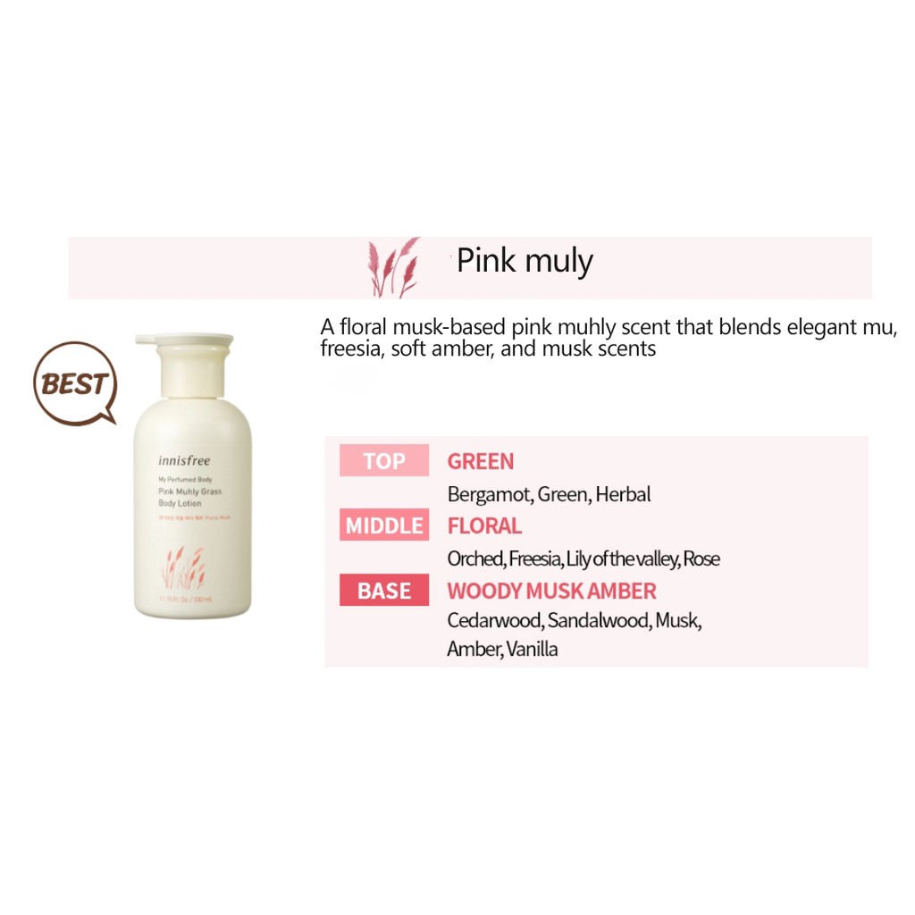 Sữa Dưỡng Thể Ninisfree My Mùi Hương 330ml