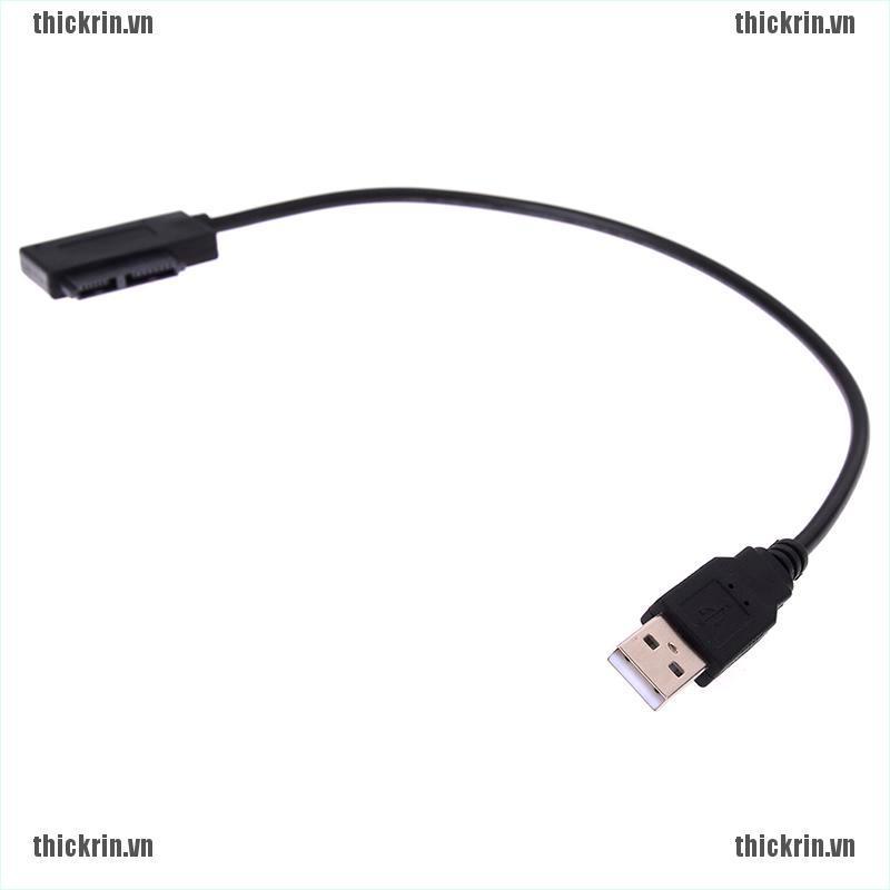 <Hot~new>Usb to 7+6 13pin slim sata/ide cd dvd rom optical drive cable adapter